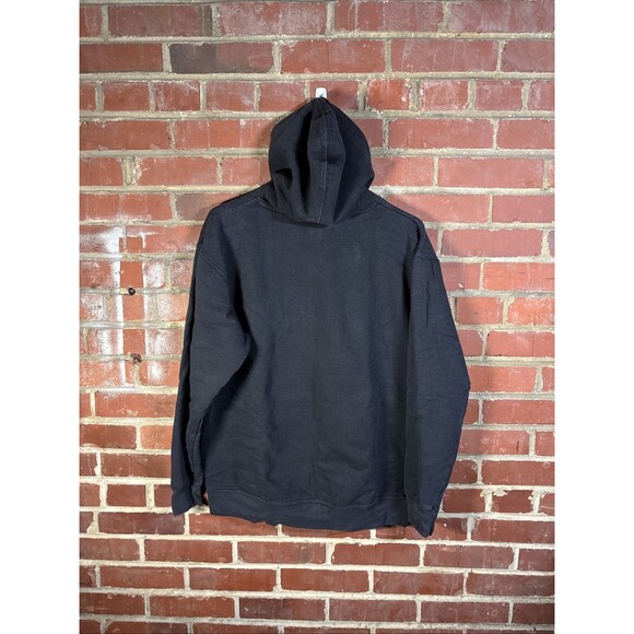 Vintage Y2k AC/DC Hoodie Black 2005 Back In Black Music Pullover Adult Medium - Picture 6 of 6